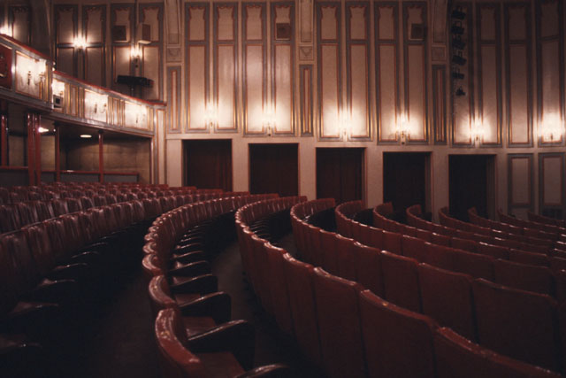 Interior view; audience hall