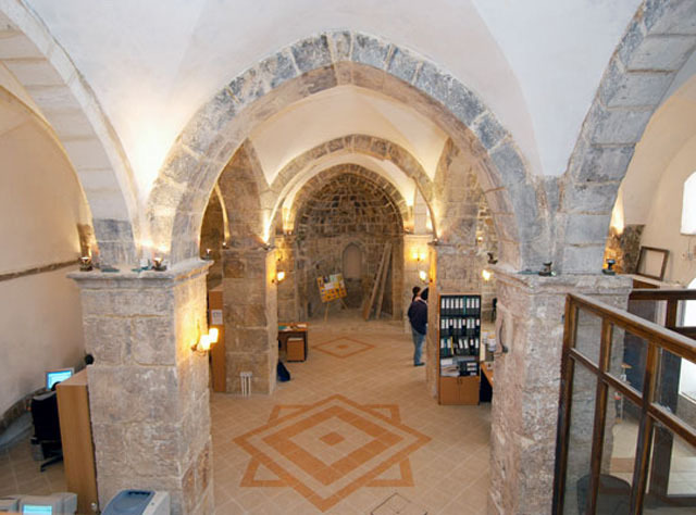 Mawlawiyya Mosque; basement after restoration, used as a training/research center