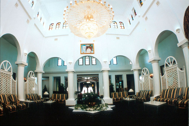 Interior view showing reception hall