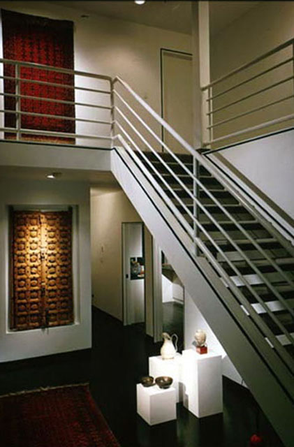 Noormohamed Residence - Interior, metal staircase
