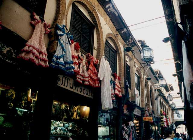 Interior "street" of shops