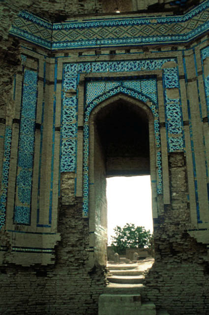 Interior view of entrance portal