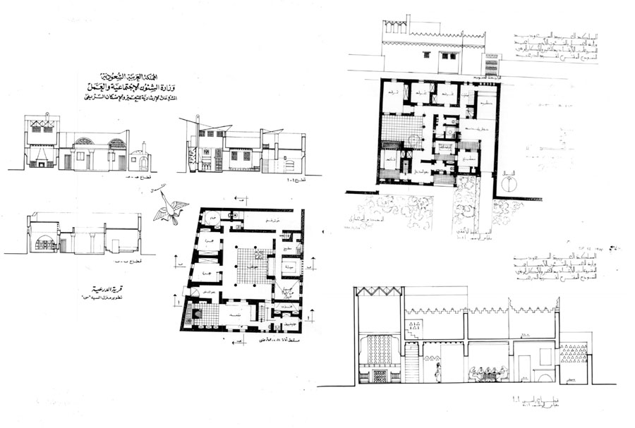 Drawings of  remodeled house, Z house, 1