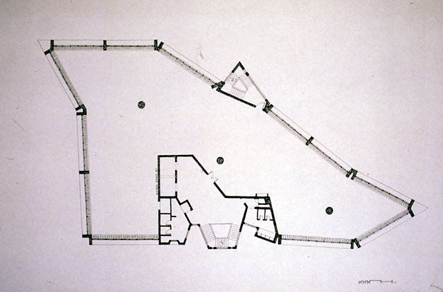 Drawing, plan of typical office floor