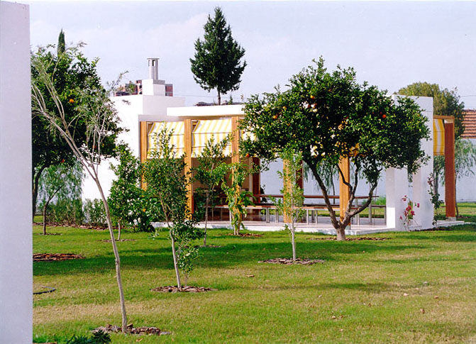 Figen and Servet Yazici Residence - Side yard
