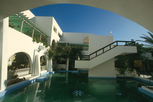 Exterior view to pool