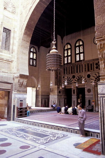 Courtyard view, looking east towards the prayer hall
