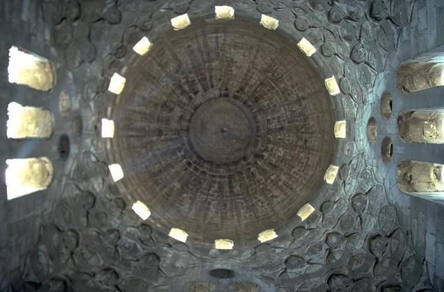 View into dome interior