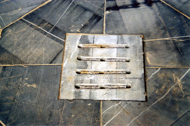 Marble drain cover