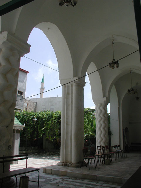 Arcade in front of prayerhall
