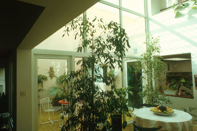 Interior view showing double story dining area