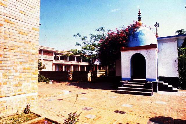 Existing temple and entry court