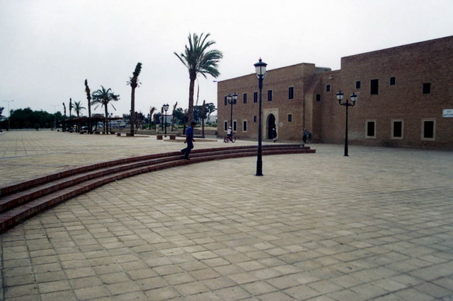 Plaza, mausoleum entrance