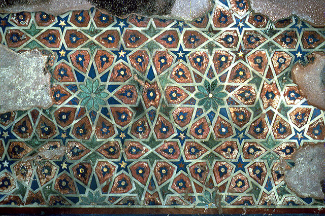 Interior detail of tile pattern