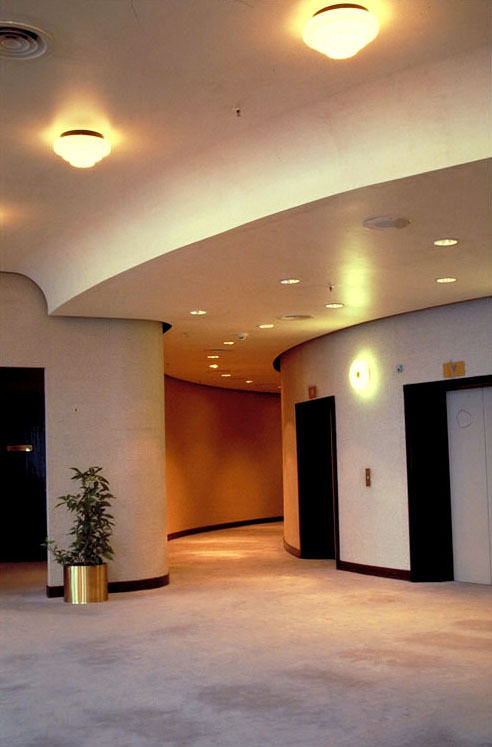 Interior, elevators
