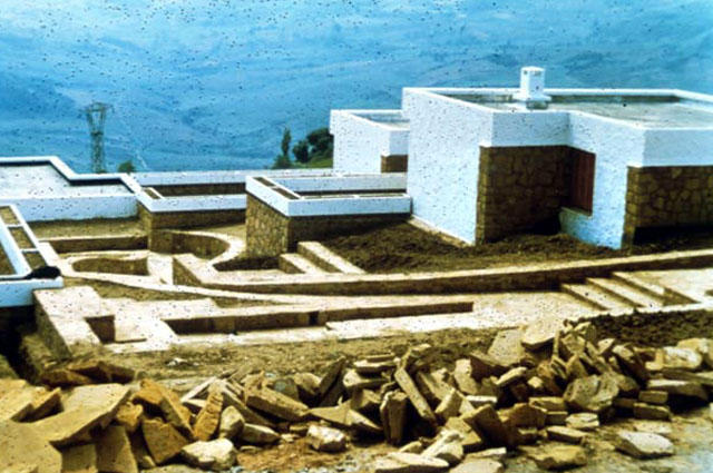 A M'Salah housing unit during construction