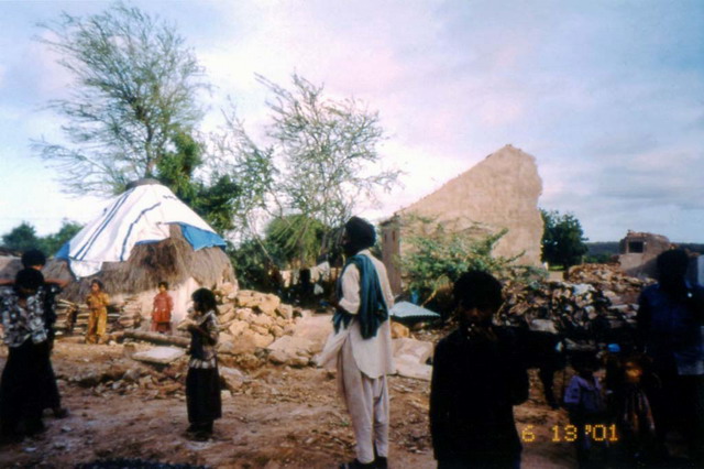 Bhadi school in ruins