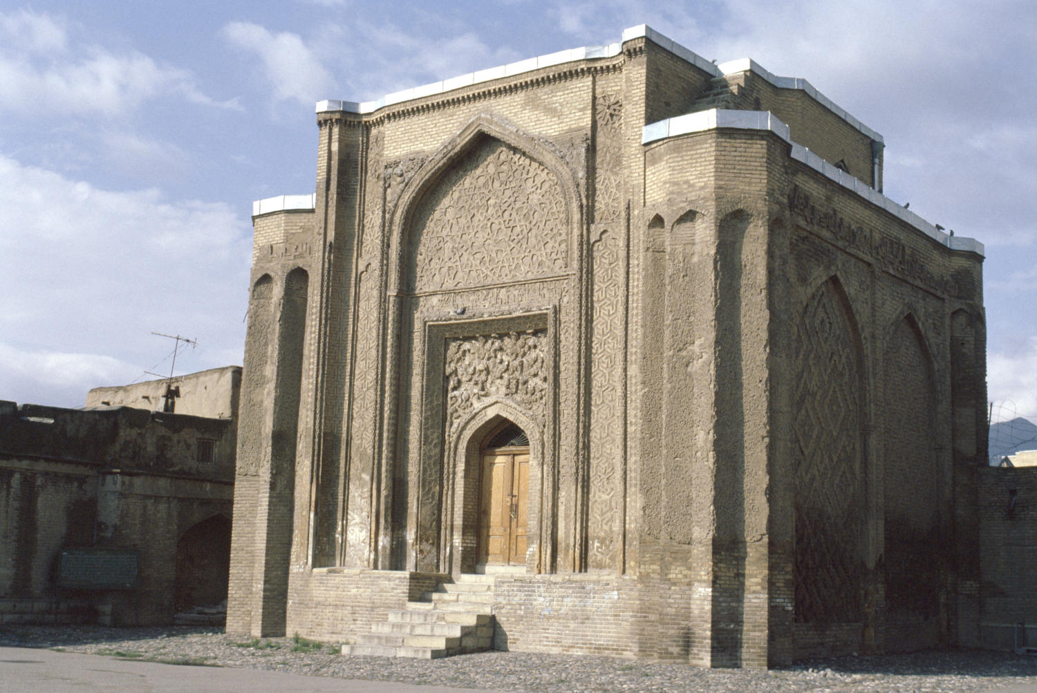 Gunbad-i Alaviyyan - View of the northeast façade after restoration.