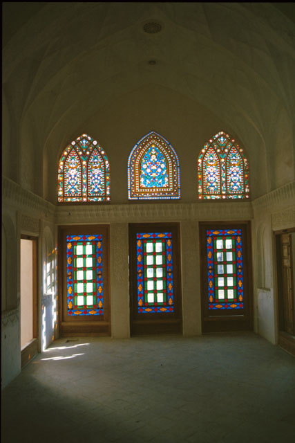 Interior, window mosaic