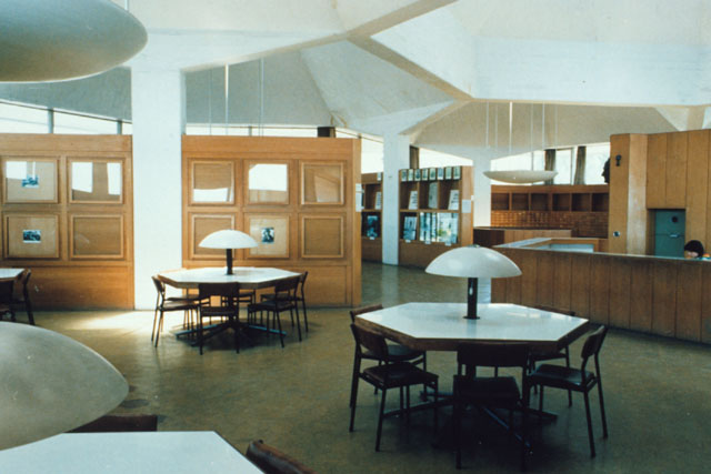 Interior view showing reading room