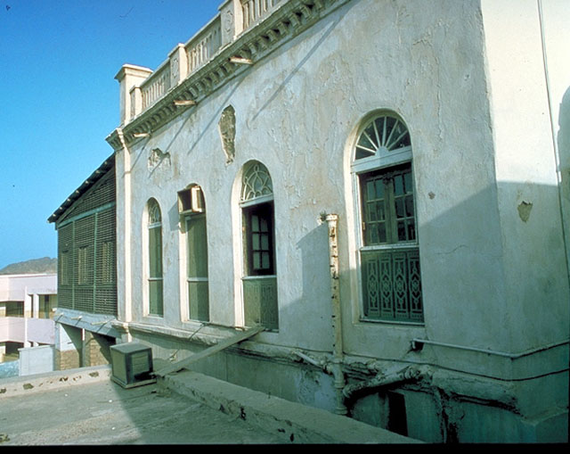 <p>Second floor of the Arab courtyard house which was renovated and restored to house the British Council</p>