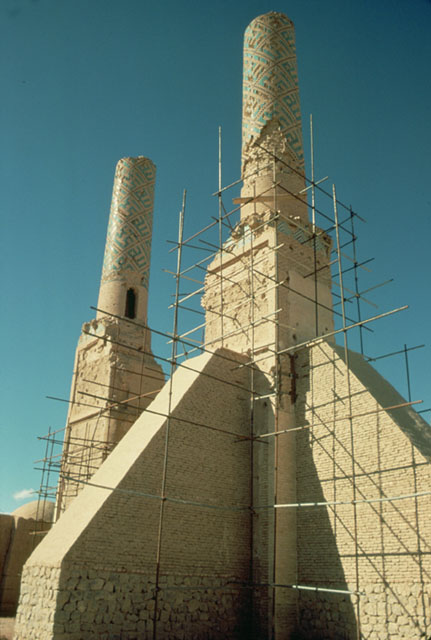 Exterior view of the minaret