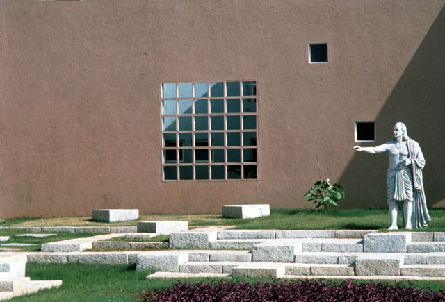 View to courtyard façade