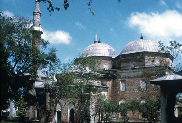 Exterior view of the mosque from west