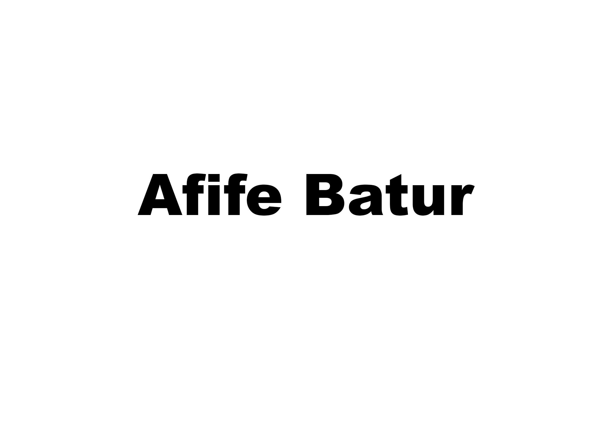 Afife Batur