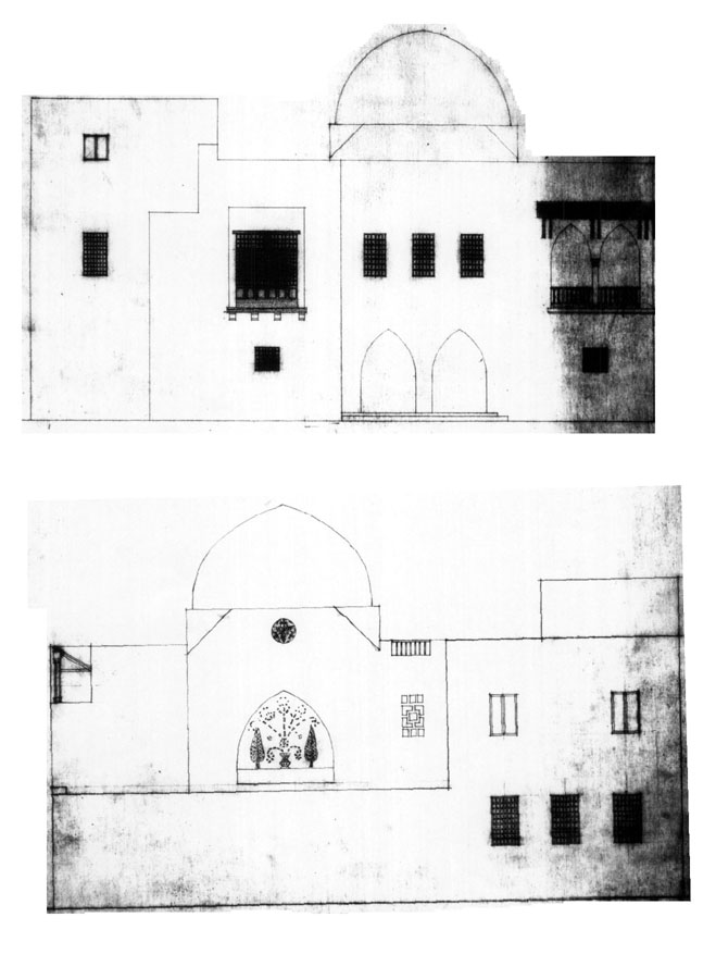 East and west elevations