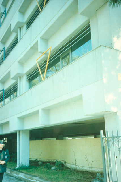 Exterior view showing balcony