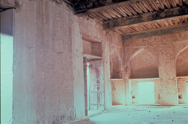 Jabrin Castle Restoration - Interior, during reconstruction