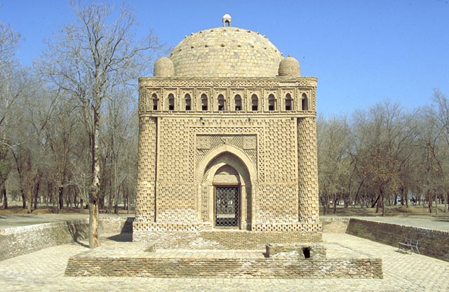Samanid mausoleum, built in the ninth and tenth centuries