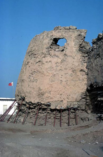 Arad Fort Restoration - Arad Fort, during restoration
