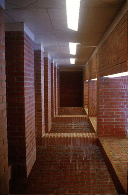 Interior, view along the corridor
