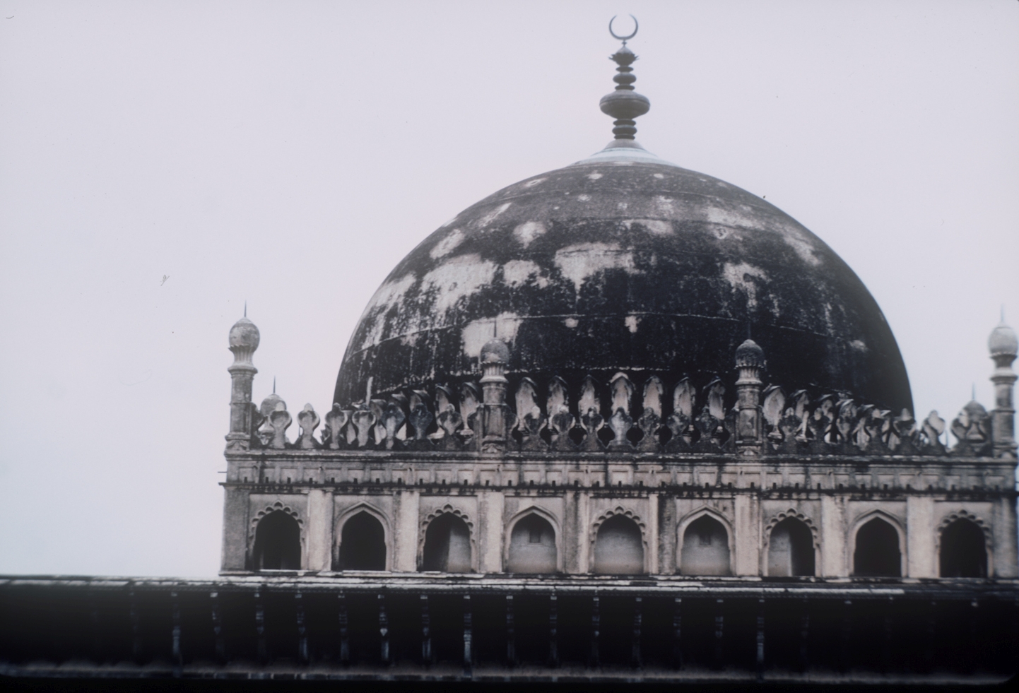 Dome with ornamental balustrade at the base