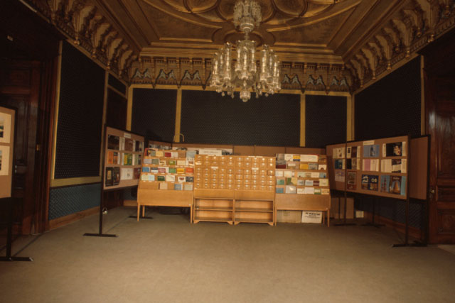 Interior view showing brochure display