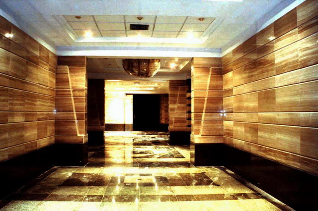 Corridor to halls