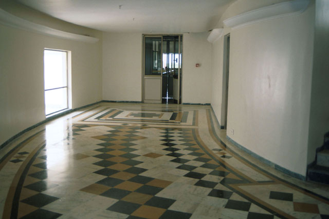 Interior detail showing flooring