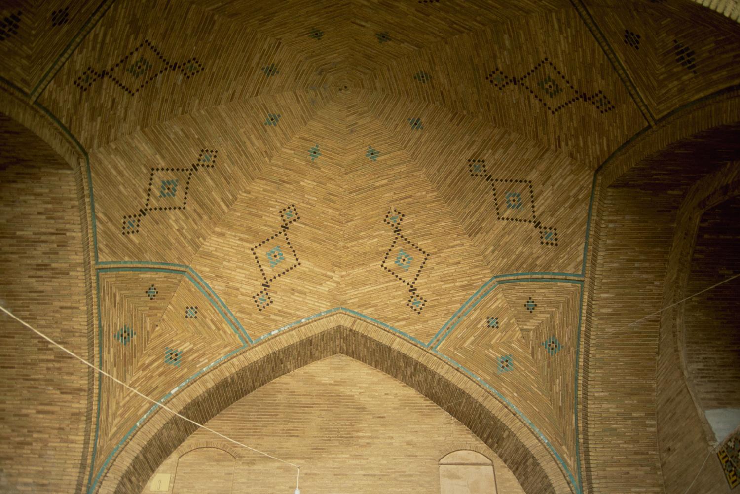 Detail view of  a vault