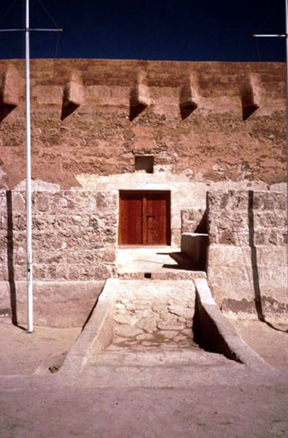 Arad Fort Restoration - Entrance, after restoration