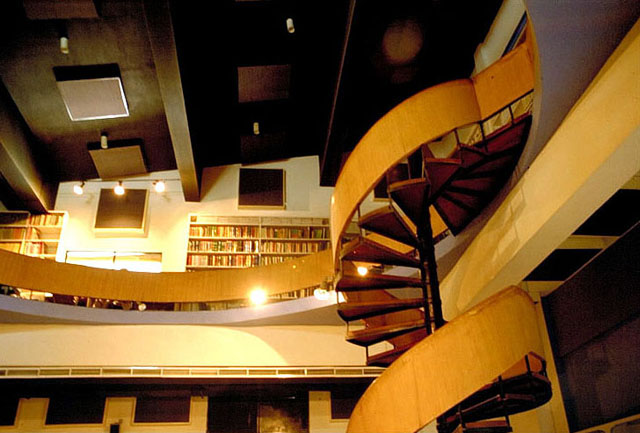 Interior of library