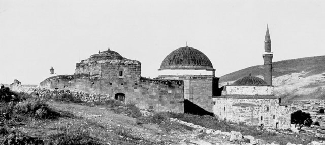 Exterior view from south showing madrasa, Battal Gazi Tomb and mosque