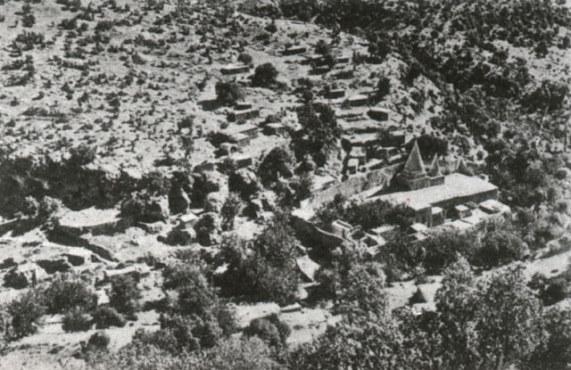 General view of complex in Lalish valley