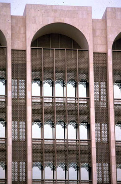 Main façade, detail