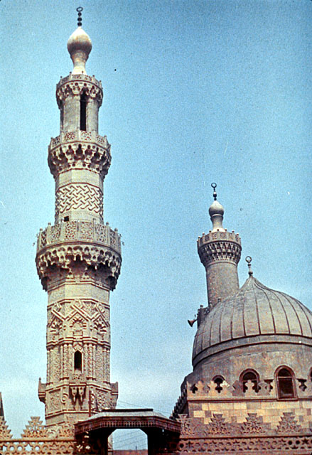 Elevated view of the fifteenth century minaret