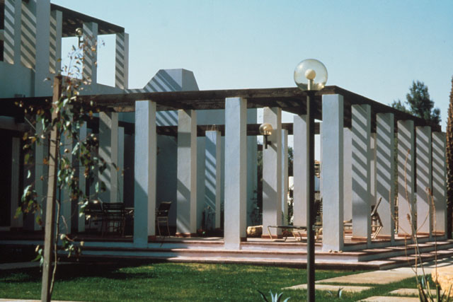 Exterior view showing covered terrace