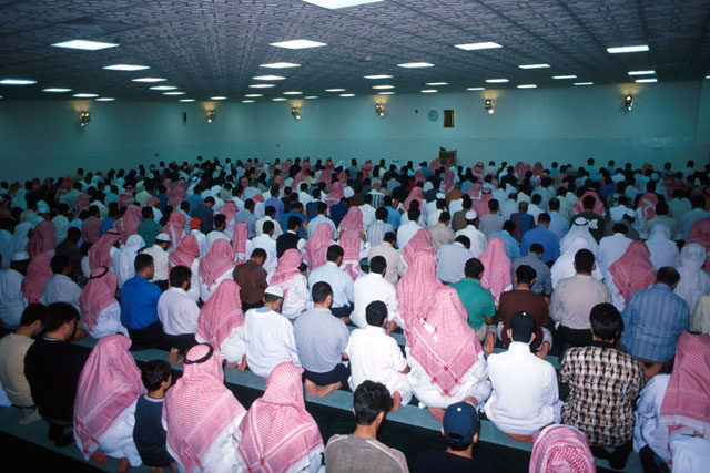 Al-Rashid Shopping Center - Interior view showing prayer hall