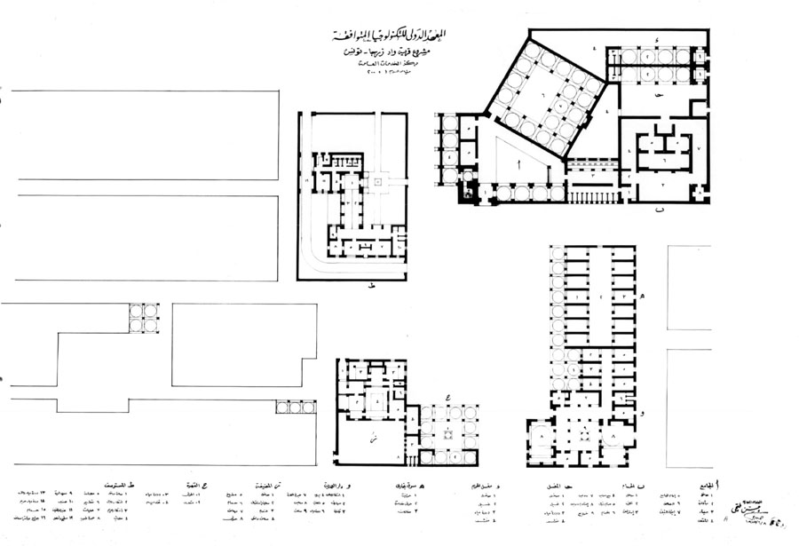 Design drawing: Village center plan