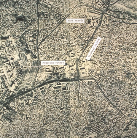 Aerial photograph, Samarkand